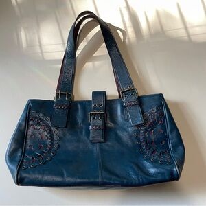 Y2K two-tone leather purse